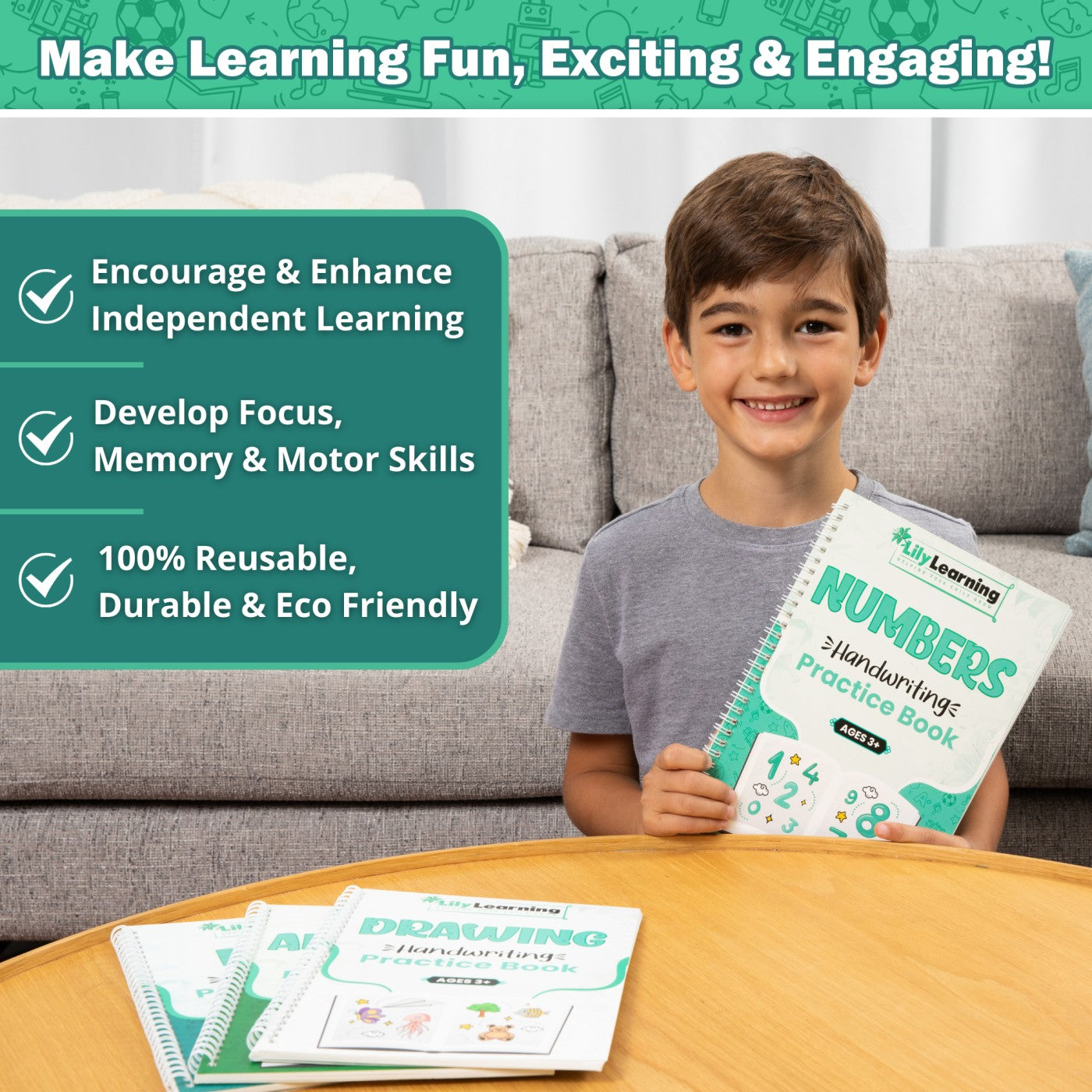 Lily Learning™ Handwriting Practice Kit